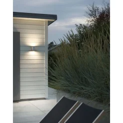 LED-seinävalaisin Konstsmide Modena 7535-750, ylös/alas, 2x4W, musta