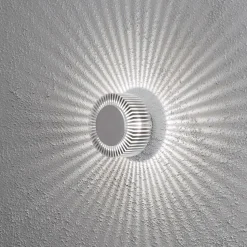 LED-seinävalaisin Konstsmide Monza 7932-310 Ø 150x105 mm alumiini