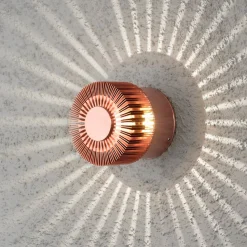 LED-seinävalaisin Konstsmide Monza 7900-900 Ø 90x80 mm kupari