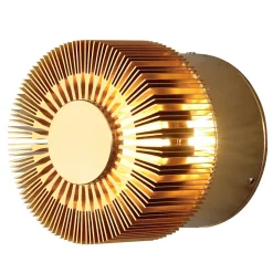 LED-seinävalaisin Konstsmide Monza 7900-800 Ø 90x80 mm messinki