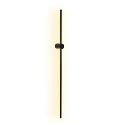 LED-seinävalaisin Linento Lighting Wible 121 cm musta