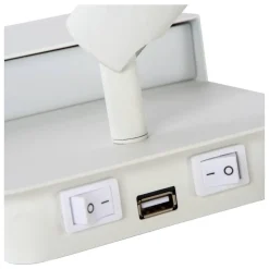 LED-seinävalaisin Lucide Boxer 2x5W valkoinen