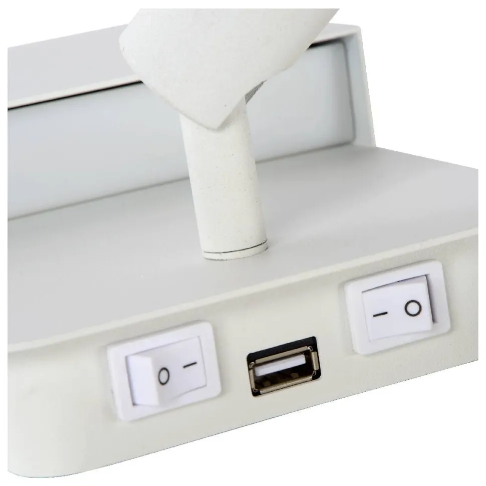 LED-seinävalaisin Lucide Boxer 2x5W valkoinen