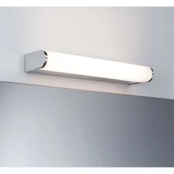 LED-seinävalaisin Paulmann Arneb, IP44, 700lm, 6.5W, säädettävä värilämpötila, kromi