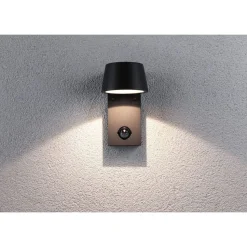 LED-Seinävalaisin Paulmann Capea 165mm liiketunnistin tummanharmaa