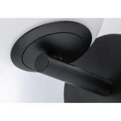 LED-seinävalaisin Paulmann Gove, IP44, 3000K, mattamusta