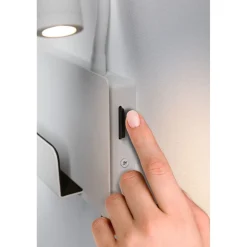 LED-seinävalaisin Paulmann Halina, USB C, 2700K, 200lm, 2.4W, mattamusta