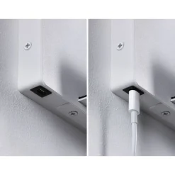 LED-seinävalaisin Paulmann Halina, USB C, 2700K, 200lm, 2.4W, mattamusta