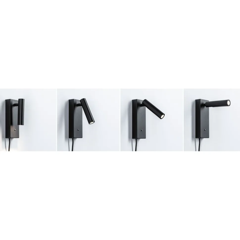 LED-seinävalaisin Paulmann Hulda, Hulda, USB C, 3000K, 130lm, 2.5W, himmennettävä, mattavalkoinen