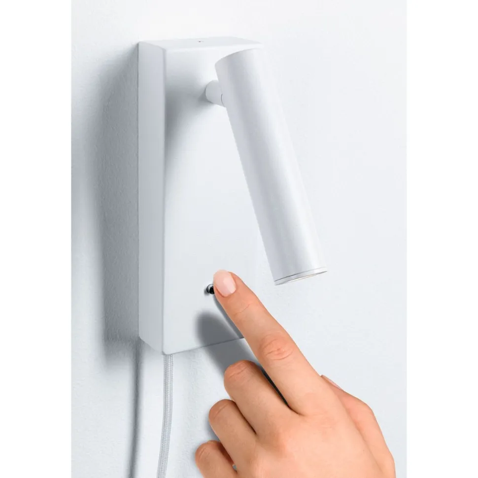 LED-seinävalaisin Paulmann Hulda, Hulda, USB C, 3000K, 130lm, 2.5W, himmennettävä, mattavalkoinen