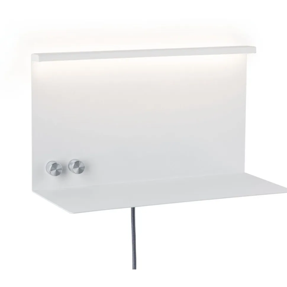 LED-seinävalaisin Paulmann Jarina, USB C, 3000K, himmennettävä, mattamusta