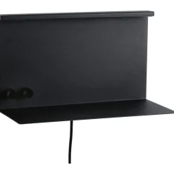 LED-seinävalaisin Paulmann Jarina, USB C, 3000K, himmennettävä, mattamusta