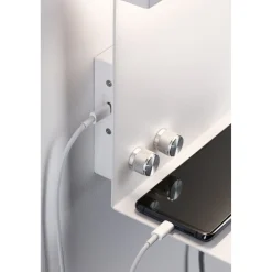 LED-seinävalaisin Paulmann Jarina, USB C, 3000K, himmennettävä, mattamusta