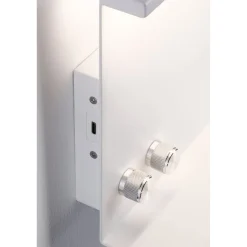LED-seinävalaisin Paulmann Jarina, USB C, 3000K, himmennettävä, mattamusta