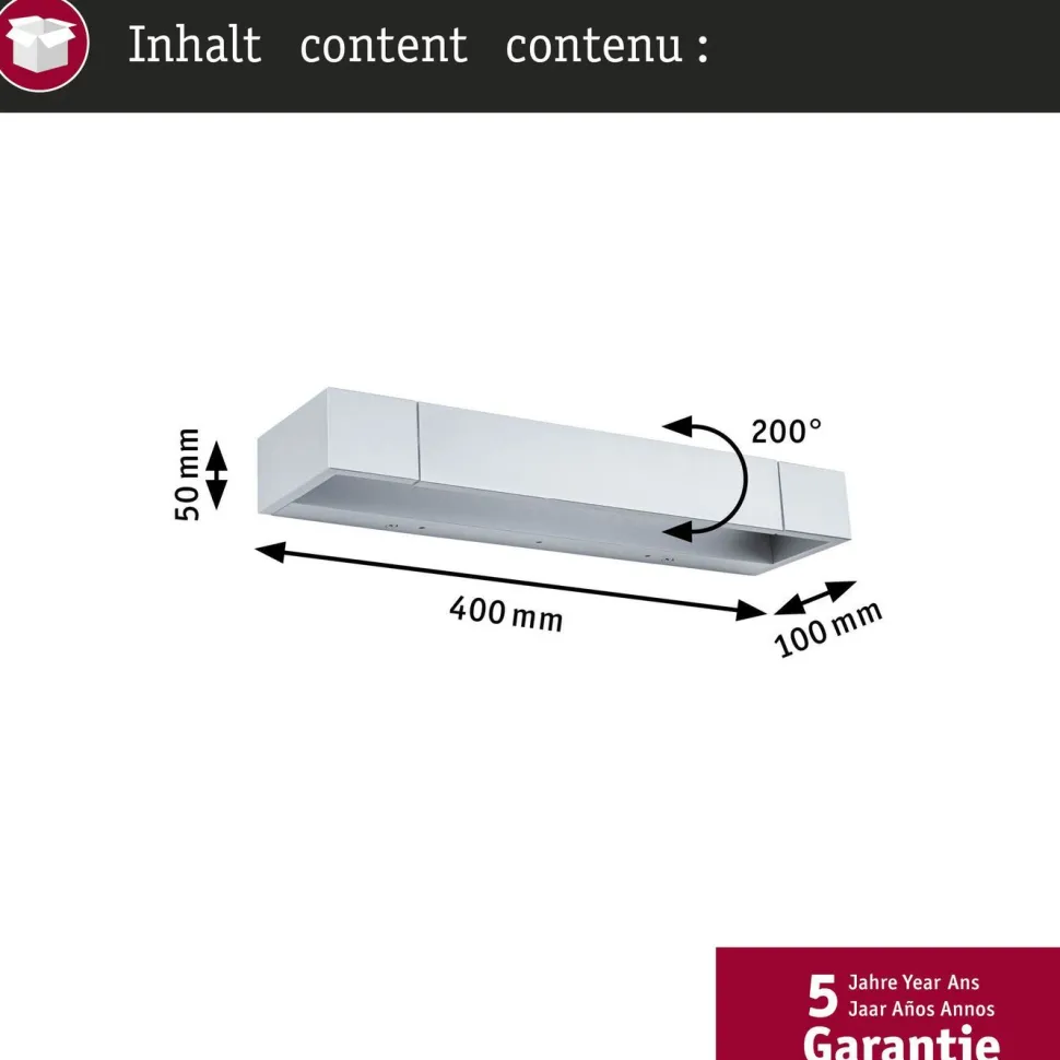 LED-seinävalaisin Paulmann Lucille 60cm IP44 2700K himmennettävä, eri vaihtoehtoja