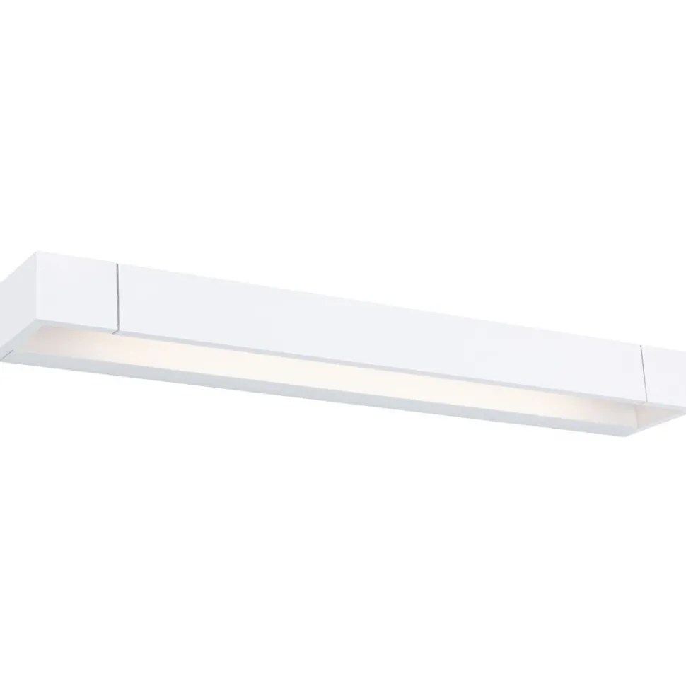 LED-seinävalaisin Paulmann Lucille, 40cm, IP44, 2700K, himmennettävä, valkoinen
