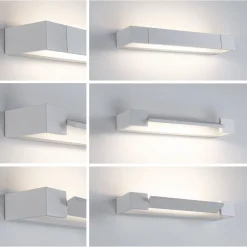 LED-seinävalaisin Paulmann Lucille, 40cm, IP44, 2700K, himmennettävä, valkoinen