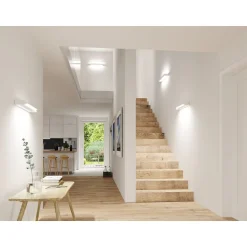 LED-seinävalaisin Paulmann Lucille, 40cm, IP44, 2700K, himmennettävä, valkoinen