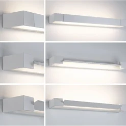 LED-seinävalaisin Paulmann Lucille, 40cm, IP44, 2700K, himmennettävä, valkoinen