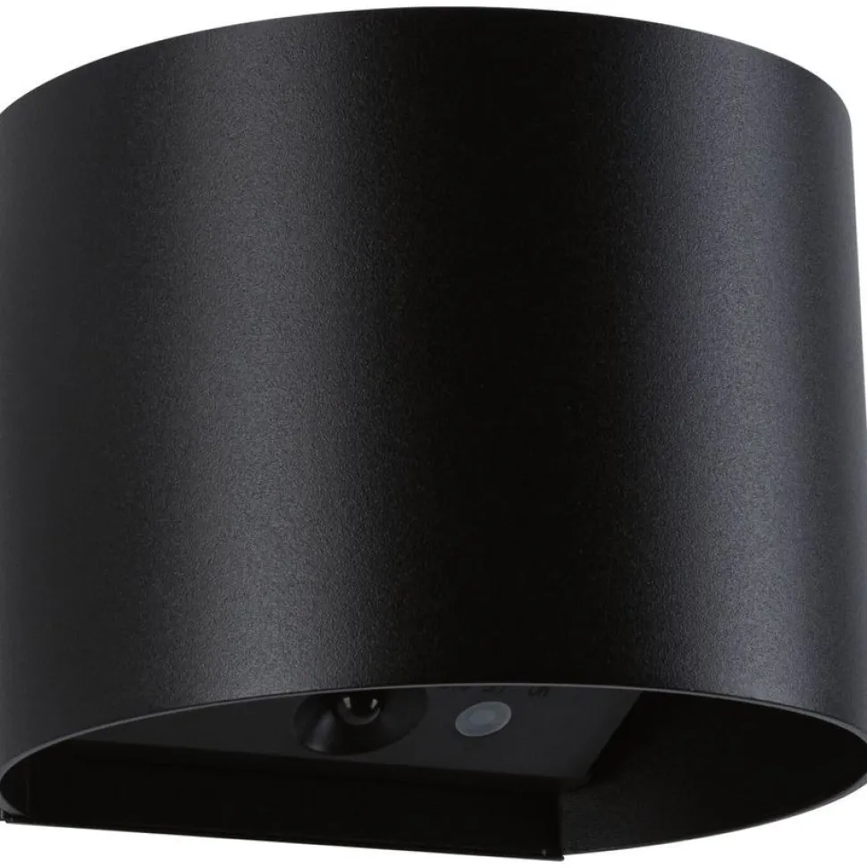 LED-seinävalaisin Paulmann Nyora, IP44, 3000K, 135x120mm, 2x1W / 1W, akkukäyttöinen, hämäräohjattu liiketunnistin (HF), valkoinen