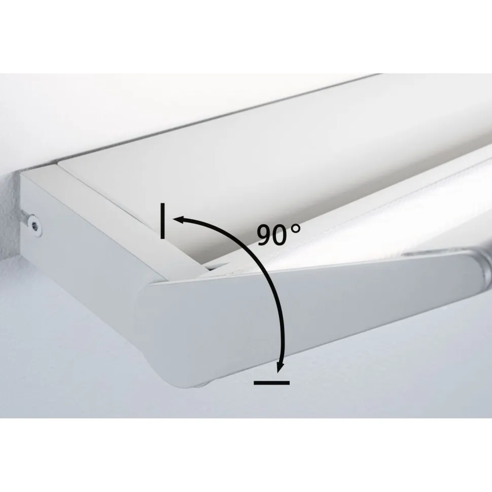 LED-seinävalaisin Paulmann Ranva, 2700K, himmennettävä, mattavalkoinen