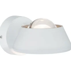 LED-seinävalaisin Paulmann Sabik, IP44, 2700K, himmennettävä, mattavalkoinen
