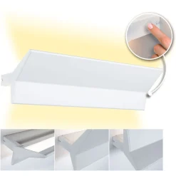 LED-seinävalaisin Paulmann Stine, 2700K, himmennettävä, mattamusta