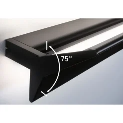 LED-seinävalaisin Paulmann Stine, 2700K, himmennettävä, mattamusta