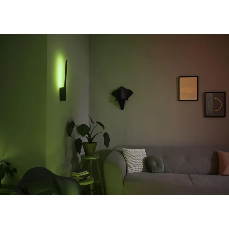 LED-seinävalaisin Philips Hue Liane 12W IP20 musta