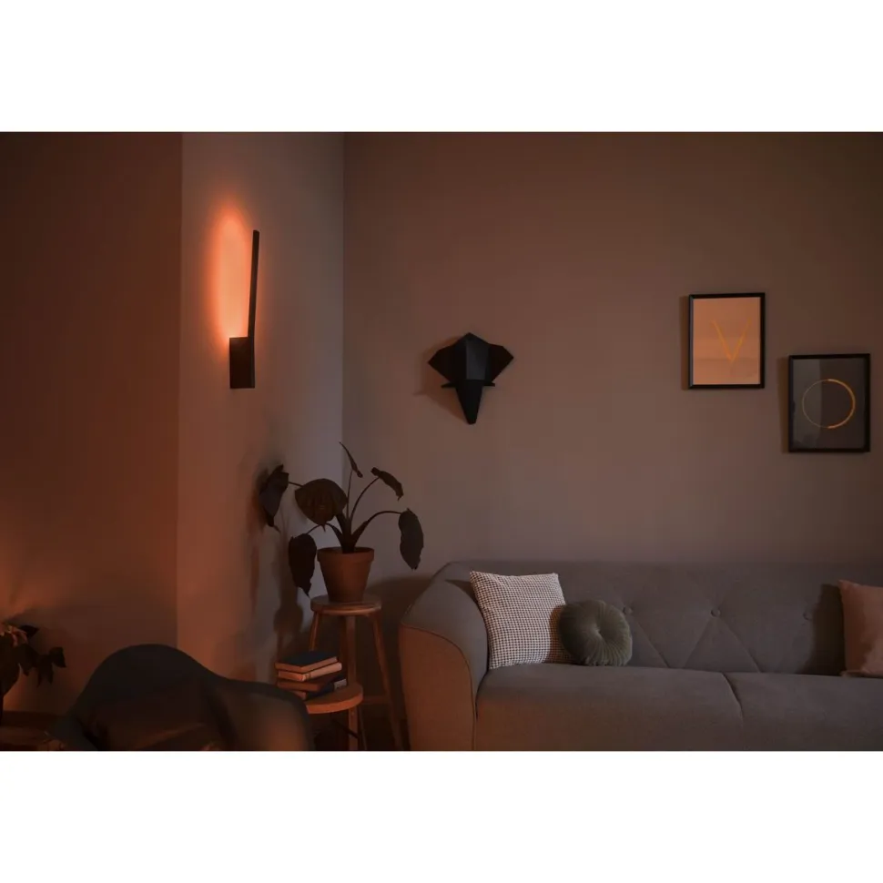 LED-seinävalaisin Philips Hue Liane 12W IP20 musta