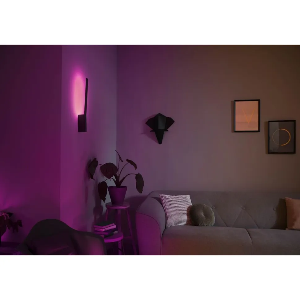 LED-seinävalaisin Philips Hue Liane 12W IP20 musta