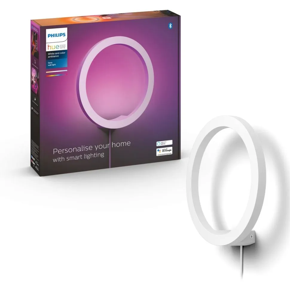 LED-seinävalaisin Philips Hue Sana 20W IP20 valkoinen