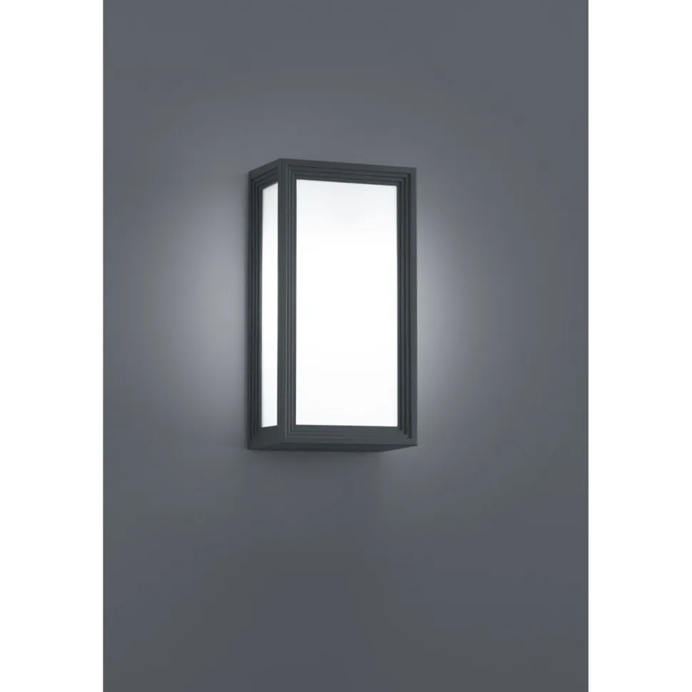 LED-seinävalaisin Timok 150x100x285 mm antrasiitti