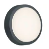 LED-seinävalaisin Trio Breg Ø200 mm antrasiitti IP54