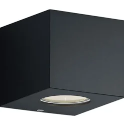 LED-seinävalaisin Trio Cordoba 90x100x105 mm mattamusta IP44