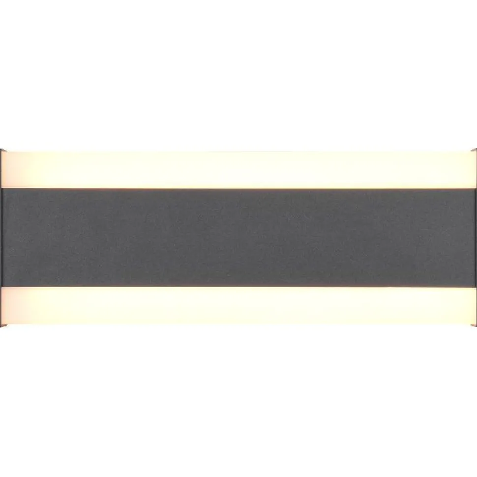 LED-seinävalaisin Trio Dawson, 30cm, antrasiitti
