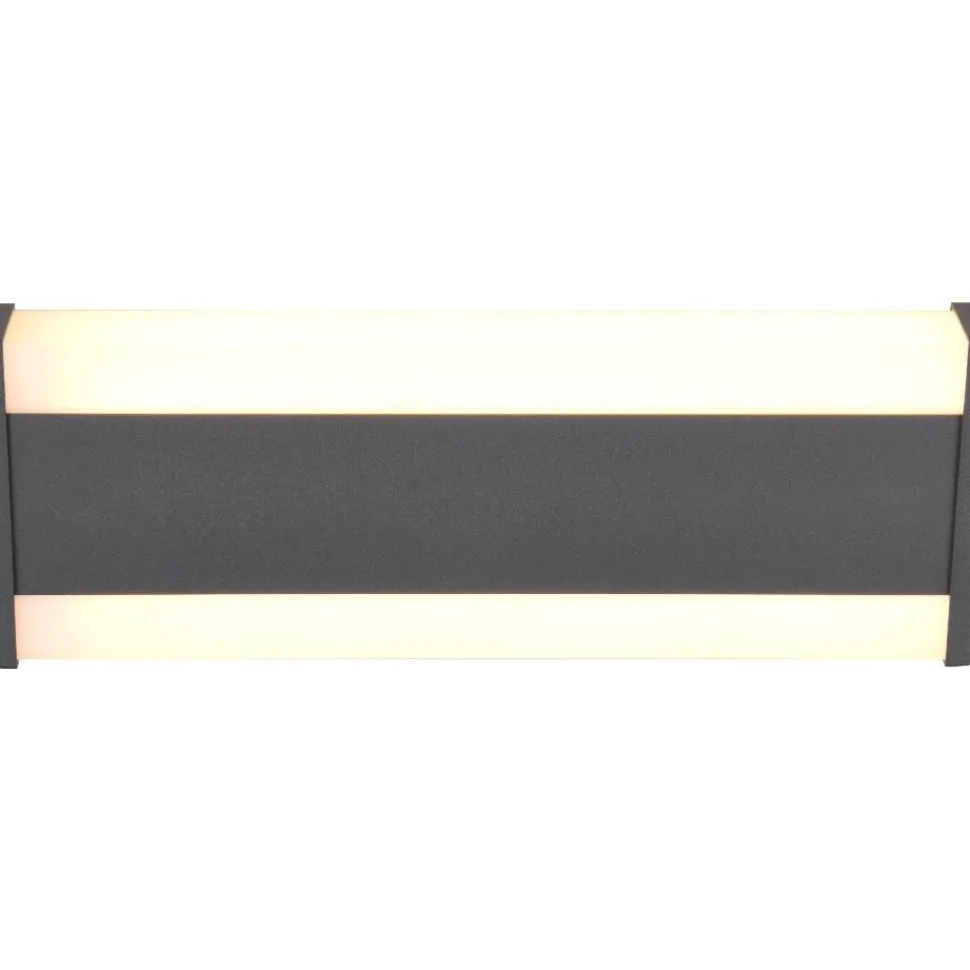 LED-seinävalaisin Trio Dawson, 30cm, antrasiitti