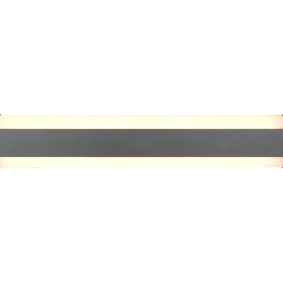 LED-seinävalaisin Trio Dawson, 30cm, antrasiitti