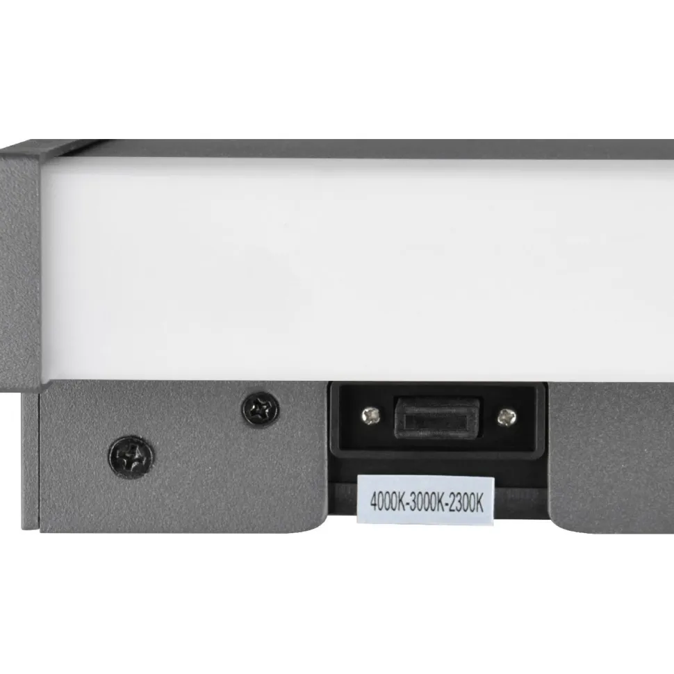 LED-seinävalaisin Trio Dawson, 30cm, antrasiitti
