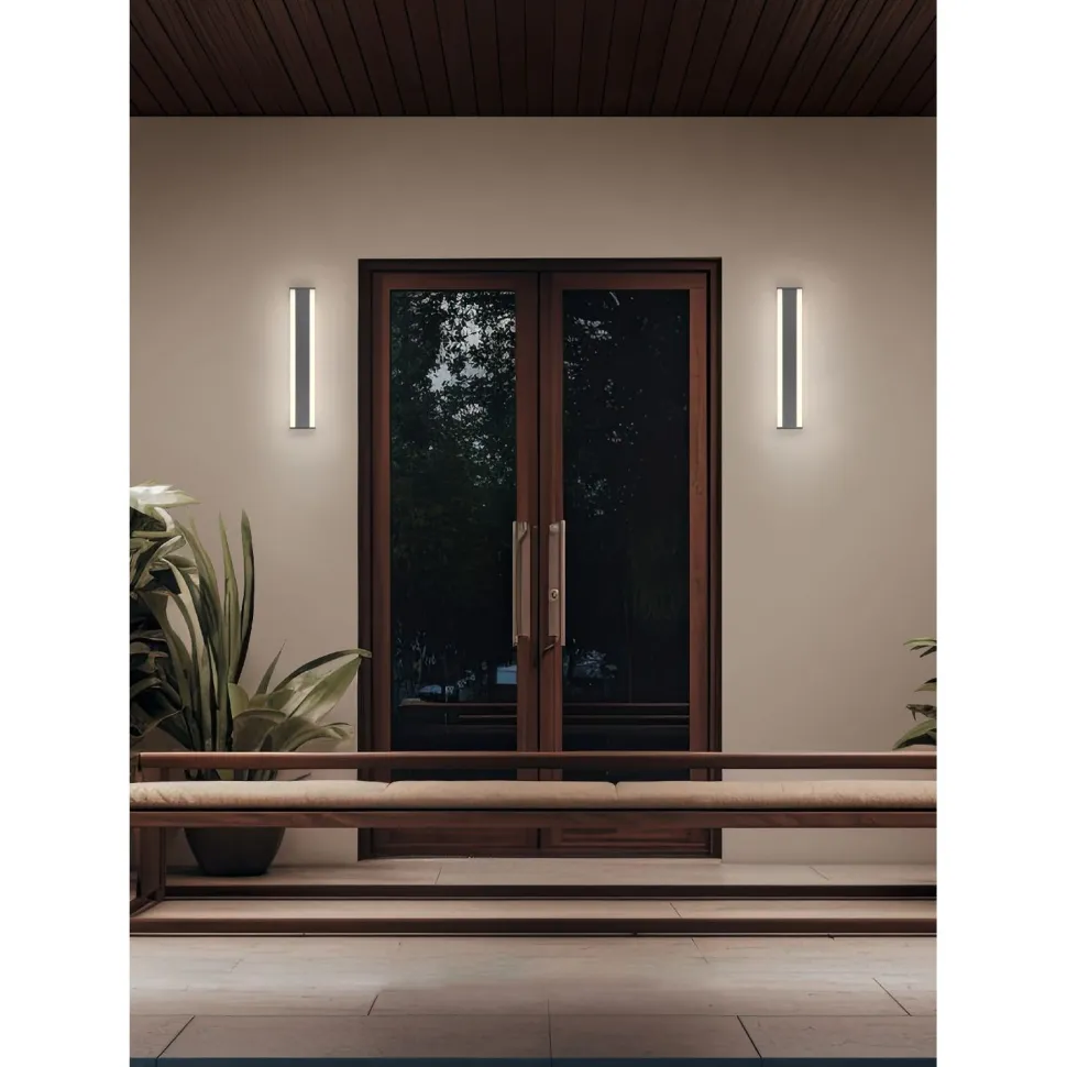 LED-seinävalaisin Trio Dawson, 30cm, antrasiitti