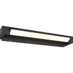 LED-seinävalaisin Trio Fabricio H2O 50cm musta