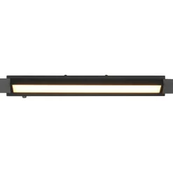 LED-seinävalaisin Trio Fabricio H2O 50cm musta