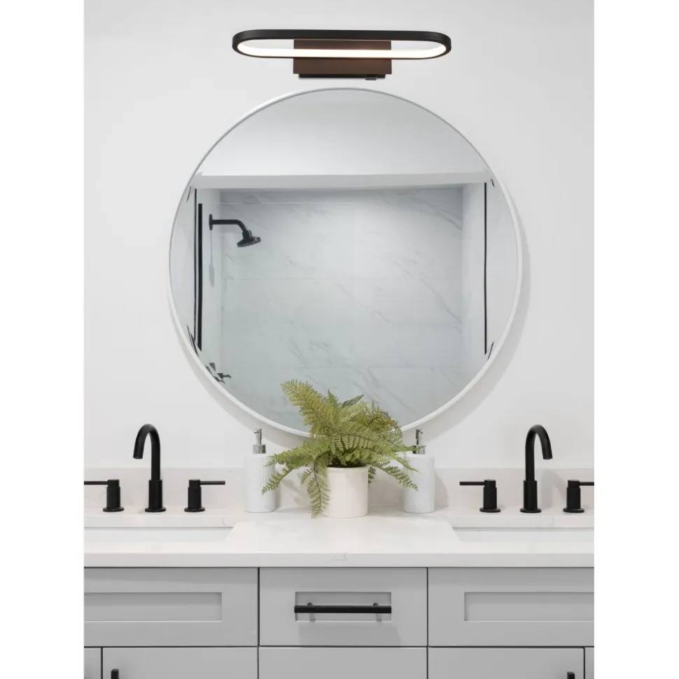 LED-seinävalaisin Trio Gianni H2O 40 cm eri värejä
