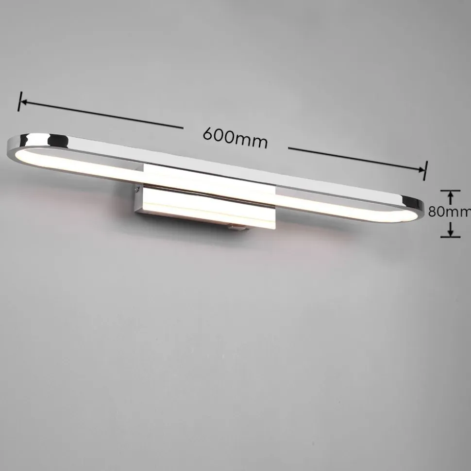 LED-seinävalaisin Trio Gianni H2O 60 cm eri värejä