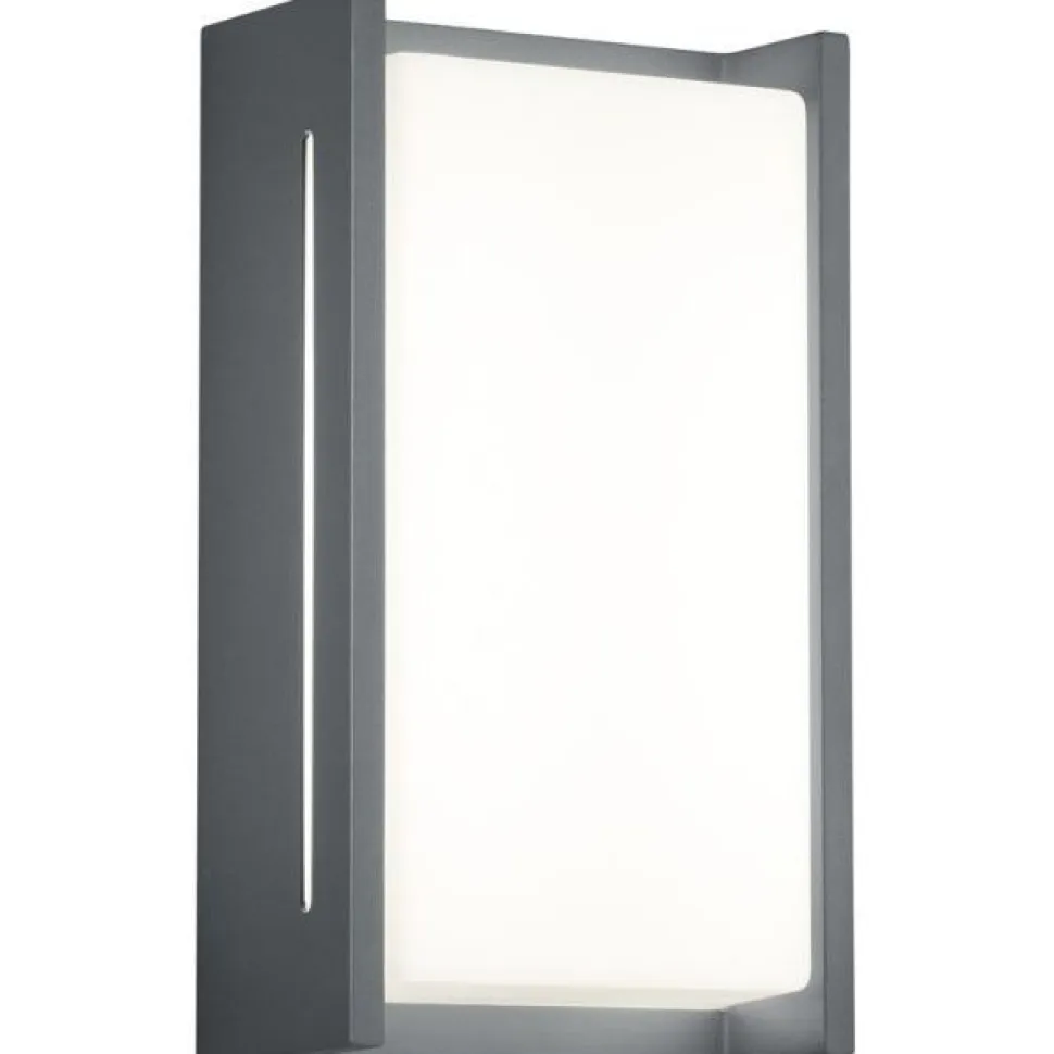 LED-seinävalaisin Trio Indus 129x233 mm antrasiitti IP54