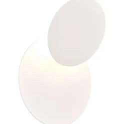 LED-seinävalaisin Trio Mio, pyöreä, mattavalkoinen