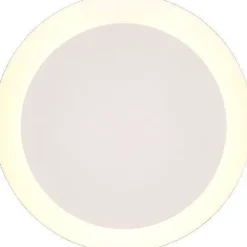 LED-seinävalaisin Trio Mio, pyöreä, mattavalkoinen