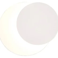 LED-seinävalaisin Trio Mio, pyöreä, mattavalkoinen