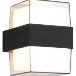 LED-seinävalaisin Trio Molina IP54 3000 K antrasiitti