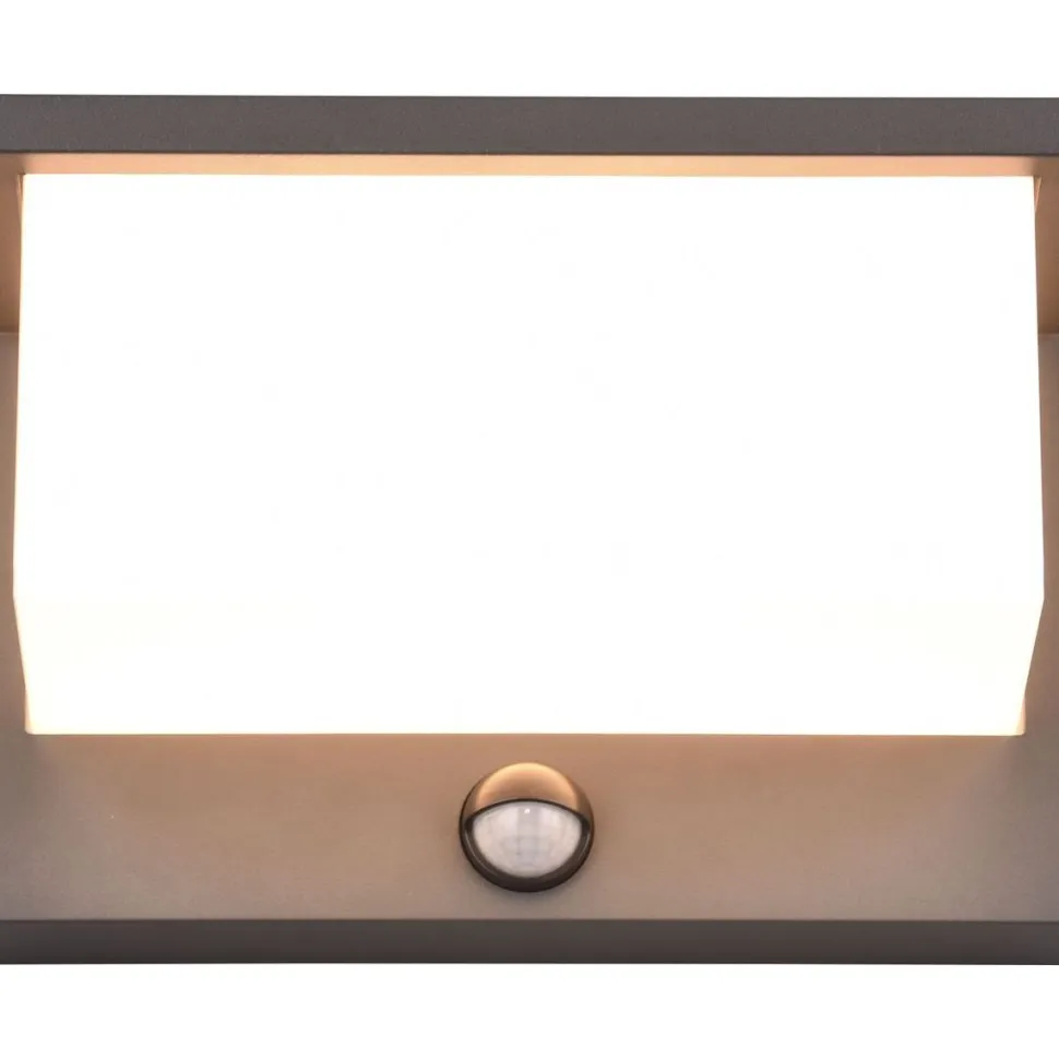 LED-seinävalaisin Trio Nestos, liiketunnistin, antrasiitti